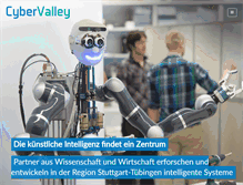 Tablet Screenshot of cyber-valley.de